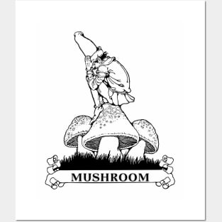 Mushroom Posters and Art